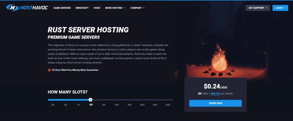 host havoc server hosting