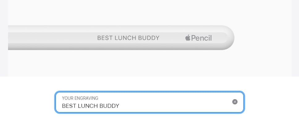 apple pencil engravings for colleagues