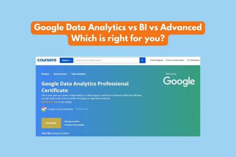 Google Data Analytics vs BI vs Advanced: Certificates Compared